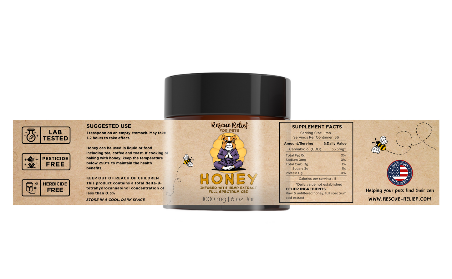 CBD Honey 1000mg